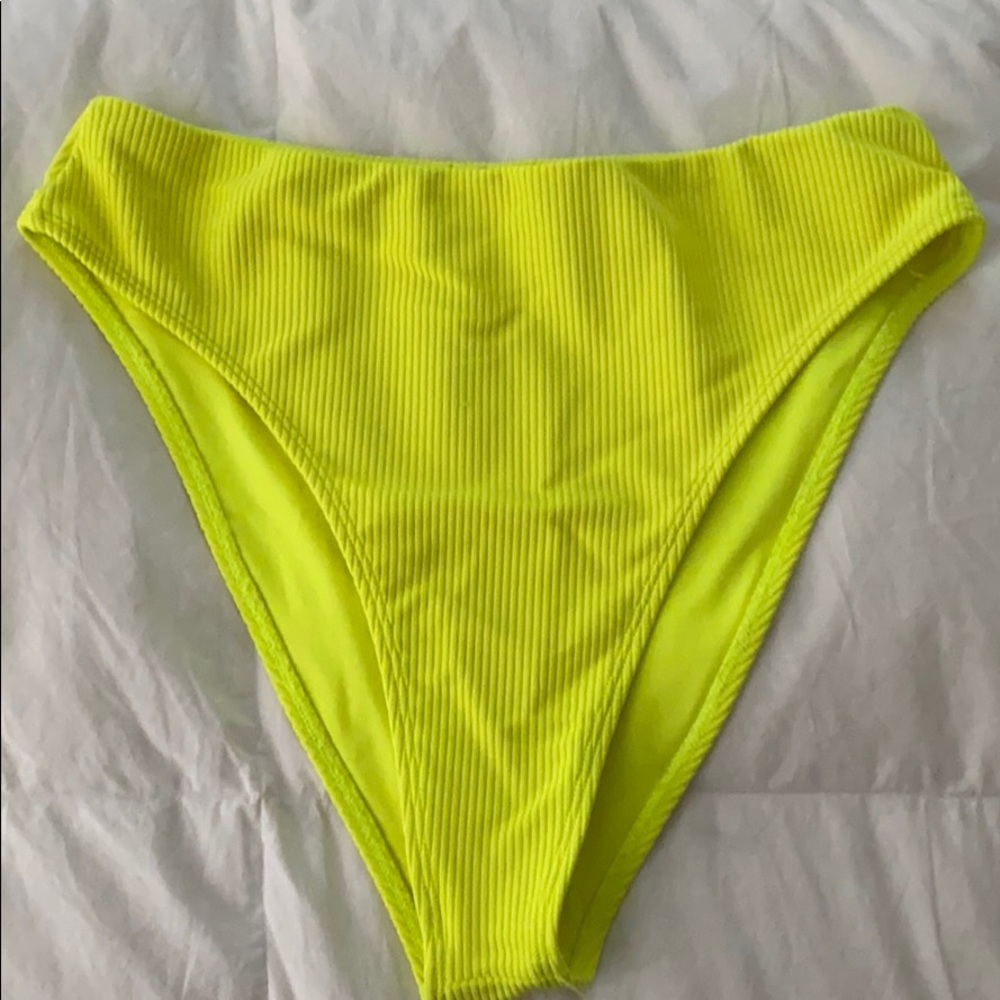 Frankie Bikini 👙 neon yellow bottoms